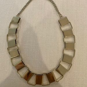 Gold chunky chain link necklace